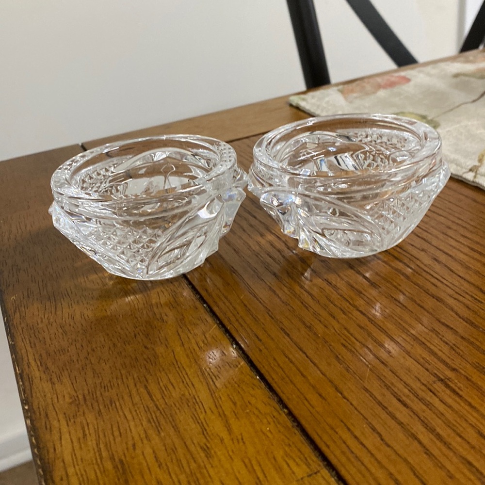 Royale Cristal D’arques Pair Candle Stick Holders